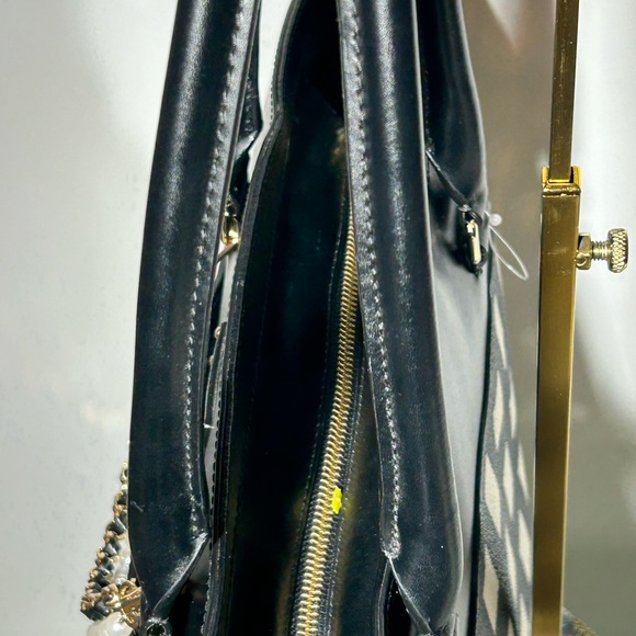 Kate Spade Black and White Checkered Tote - Picture 5 of 15